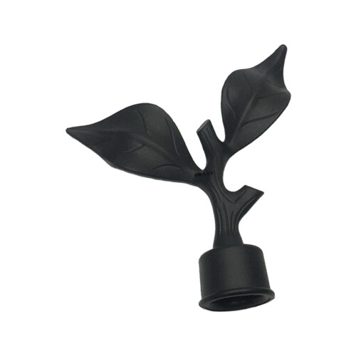 Gardinfinials sorte 4 stk. til 22 mm stang 1