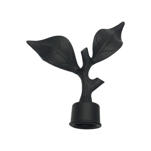 Gardinfinials sorte 4 stk. til 22 mm stang 2