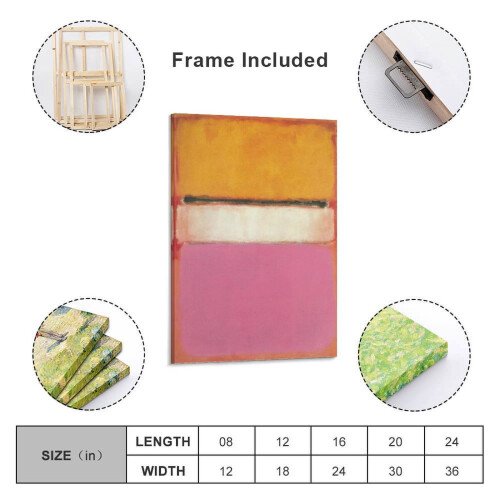 Estampe de Mark Rothko White Center 12x18 pouces 1