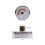 Μανόμετρο πίεσης αερίου 33mm 6000PSI 1/8NPT πίσω αξονικά 2