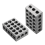 Precision Parallel Blocks Set Hardened Steel 4 pcs 25-75mm 5