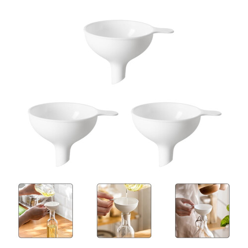 Mini imbuti in plastica per aceto e liquidi, 3 pezzi 2
