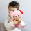 Urso de Natal de brinquedo com gorro de Papai Noel, 20 cm (8 polegadas) 4
