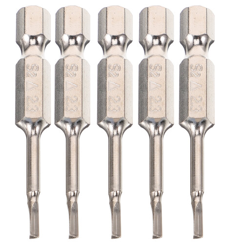 Conjunto de 6 peças de bits de chave de fenda com cabeça triangular magnéticos 2
