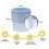 Runda isbollsformar, 6,5 cm, set med 3 6
