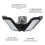 Projecteur LED pliable et déformable pour garage, usage industriel, 5 panneaux, 80 W 6