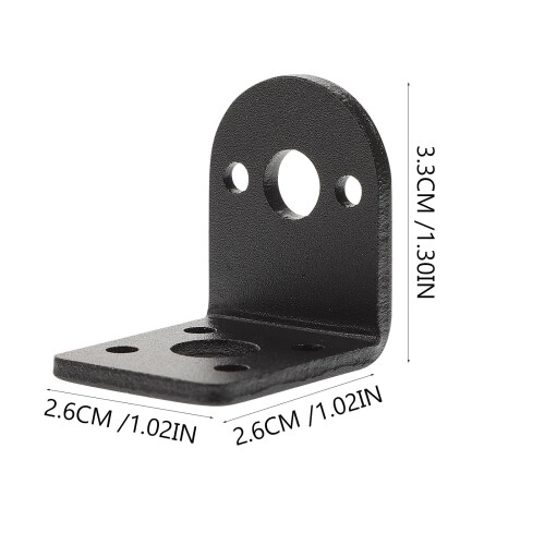 Conjunto de suportes de ferro para motor com caixa de engrenagens CC 2