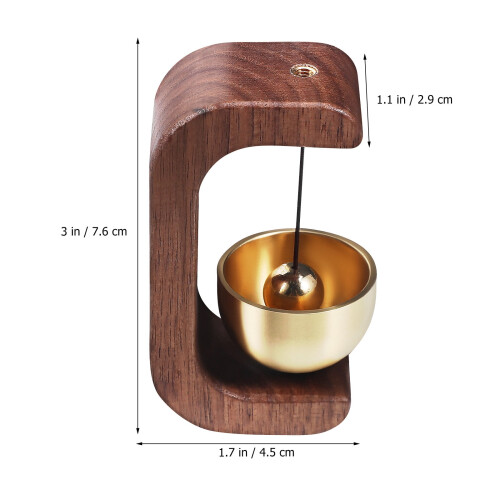 Houten deurbel voor entree (1 stuk) 2
