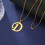 RSAMD initialenketting minimalistische kogelketting goud M 5