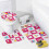 Ensemble rideau de douche Hello Kitty avec tapis de bain antidérapant et 4