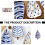 Minkissy Condiment Dish Ceramic Blue 1Set 7