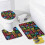 Ensemble rideau de douche Mickey avec tapis de bain antidérapant et 4