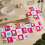 Ensemble rideau de douche Hello Kitty avec tapis de bain antidérapant et 6