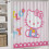 Ensemble rideau de douche Hello Kitty avec tapis de bain antidérapant et 5