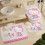 Ensemble rideau de douche Hello Kitty avec tapis de bain antidérapant et 6