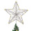 Décoration de sapin étoile pailletée argentée (1 pièce) 2