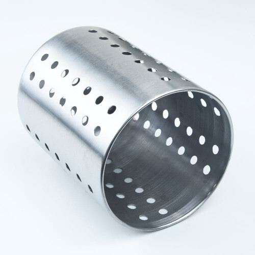 Porte-couverts en acier inoxydable avec égouttoir 1