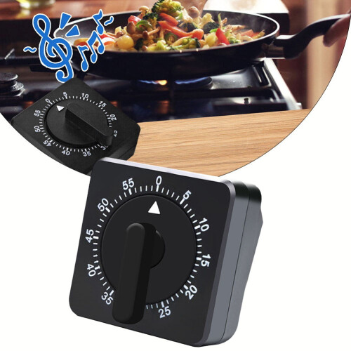 Minuteur de cuisine mécanique 60 minutes 2