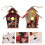 Casetta di Natale in legno (2 pezzi) 4