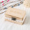 Rustikale Eheringbox aus Holz, 1 Stück 4