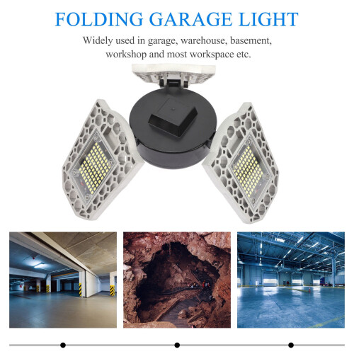Plafonnier LED pour garage et atelier (1 pièce) 2