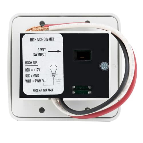 Interruptor dimmer RecPro RV 12V DC LED branco de alta potência 2