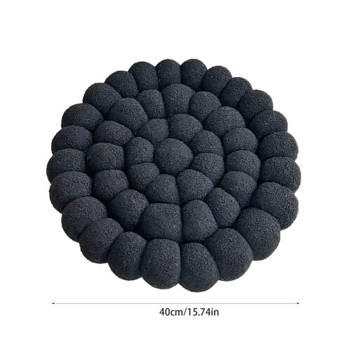 Round Floor Pillow for Meditation Seating Solid Thick 2