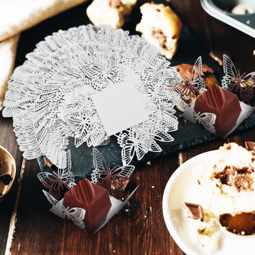 Trüffelpapierförmchen, Papier-Muffinförmchen, 50 Stück 2