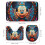 Ensemble rideau de douche Mickey avec tapis de bain antidérapant et 3