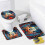 Ensemble rideau de douche Mickey avec tapis de bain antidérapant et 4