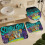 Ensemble rideau de douche Scooby-Doo avec tapis de bain antidérapant et 6