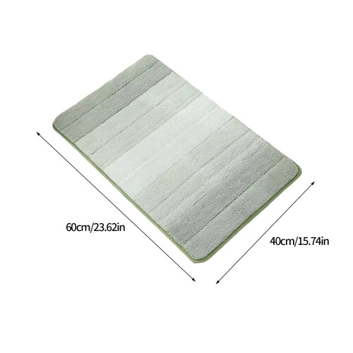 Antislip badmat van microvezel, 24x16 inch 2