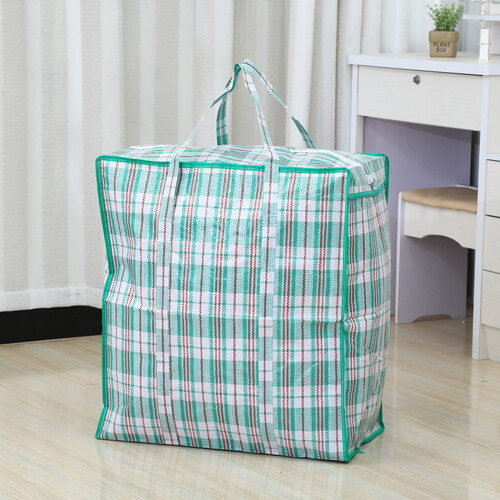 Sac de rufe extra mare, rezistent, cu mânere și fermoar 1