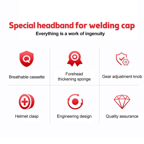 Welding Helmet Headgear Replacement Fit Most Auto-Darkening 2