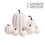 Halloween Pumpkin Ornament Set Plastic 7 pcs 4
