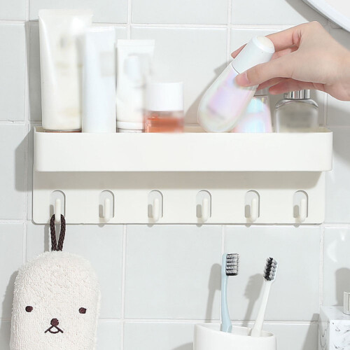 Porta spezie da parete per cucina con ganci 1