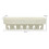 Porta spezie da parete per cucina con ganci 4