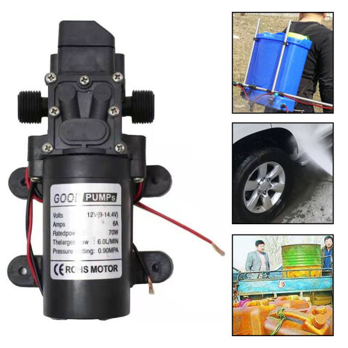 Pompe à membrane Mosiee12V, corps scellé, 4,5 L/min 1