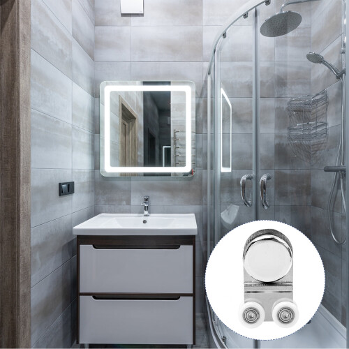 Shower Door Rollers Premium Bottom Pulleys Set of 1 2
