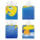 Δερμάτινο κάλυμμα για χαρτομάντιλα Tweety Bird για Kleenex, 1 τεμάχιο 2