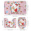 Hello Kitty Duschvorhang-Set mit rutschfester Badematte und 3