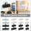 Multipresa Smart Tower con porte USB e individuali 4