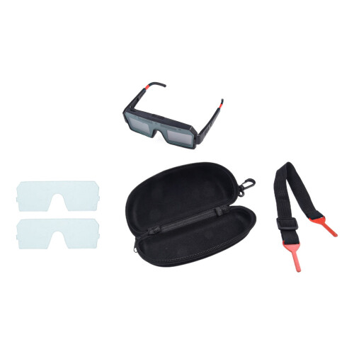 Conjunto de óculos de solda com intensidade ajustável, proteção contra arco elétrico e solar. 1