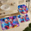 Ensemble rideau de douche Mickey avec tapis de bain antidérapant et 6