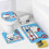 Hello Kitty Duschvorhang-Set mit rutschfester Badematte und 4