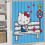 Hello Kitty Duschvorhang-Set mit rutschfester Badematte und 5
