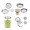 Mosiee stainless steel sprouting jar lid7cm 7