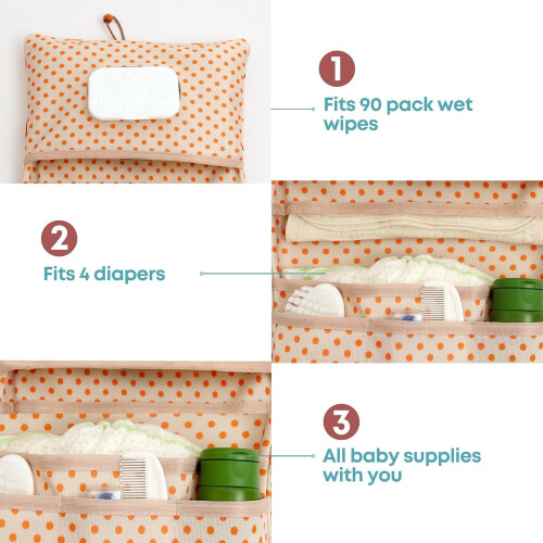 HAMUR luiertas organizer compacte opvouwbare kinderwagen 2