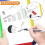 VIZ-PRO whiteboardpennor med fin spets, 50-pack 4