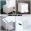Boîte de rangement carrée pour mouchoirs en papier 2